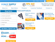 Tablet Screenshot of feinersupply.com